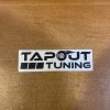 Black Die cut Tapout sticker