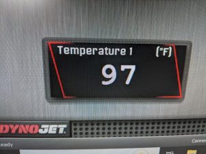 97 degrees in the shop