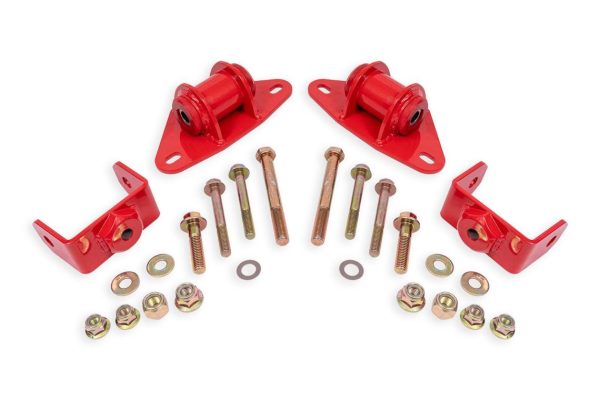 16-19 Corvette Motor Mount Kit, Polyurethane MM570 - Red