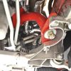 16-25 Camaro Motor Mount Kit with Integrated stands and poly bushings - red installed