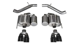 Corsa ATS-V Axle Back Exhaust - Black Chrome